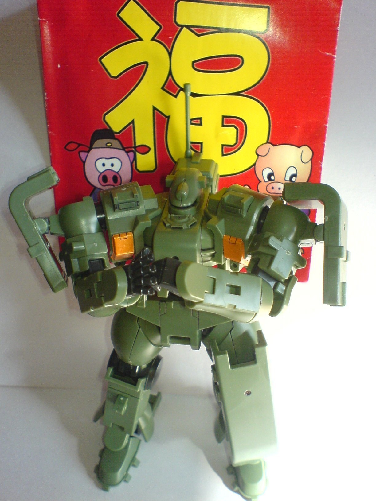 [模型]1/144hg人革联量产机铁人(地面型)入手