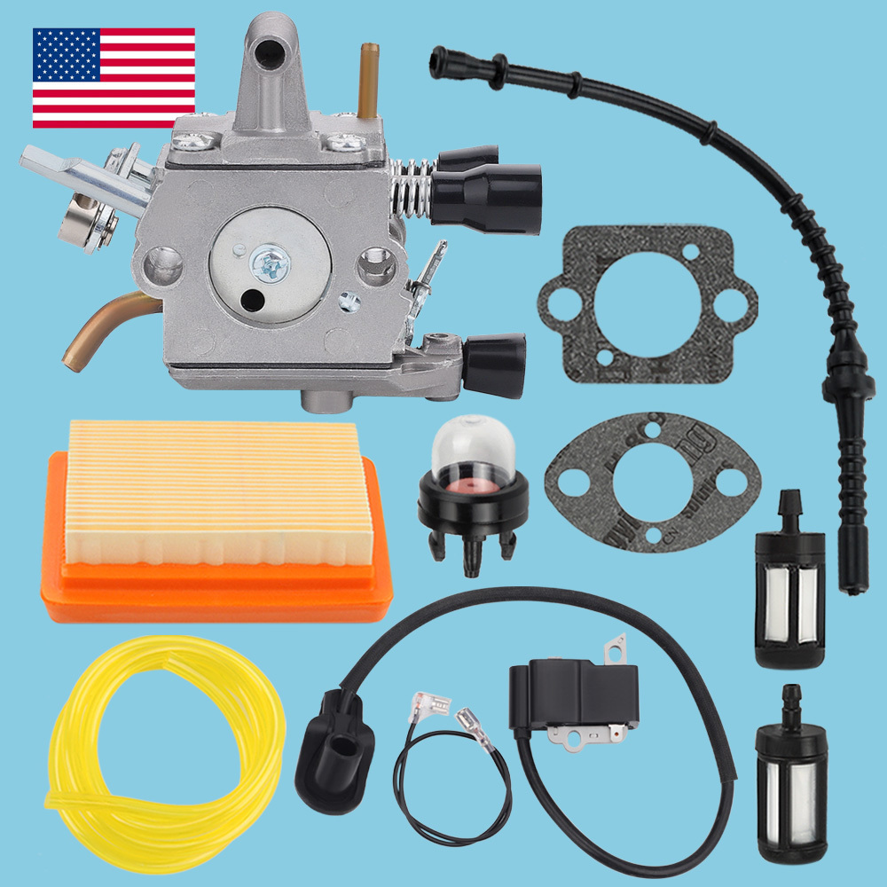 Carburetor Tune Up Kit For Stihl Fs120 Fs200 Fs 250 Trimmer Part 4134
