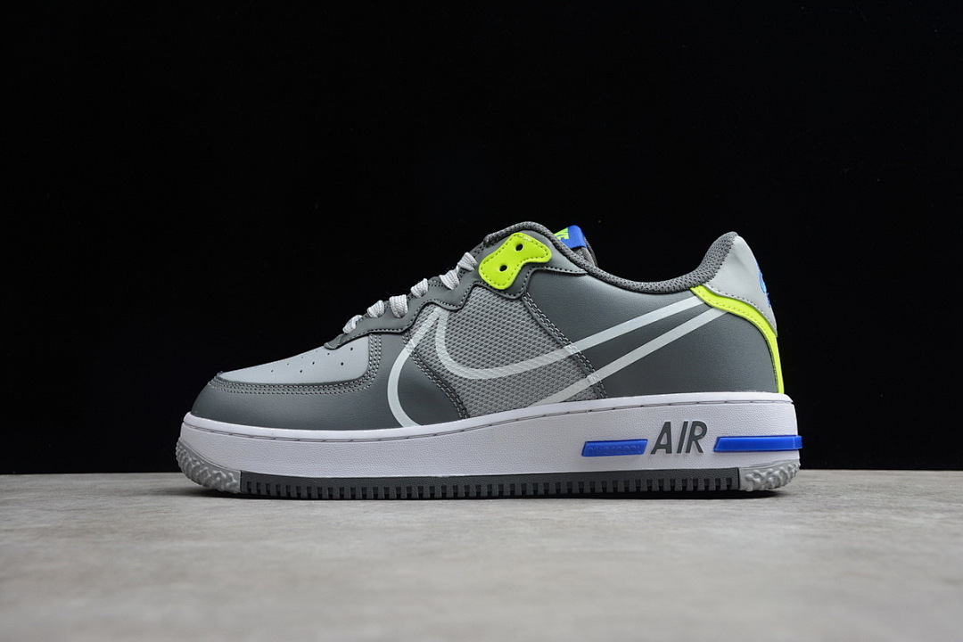 nike air force1 af1耐克空军一号低帮板鞋 灰绿男鞋 cd4366-002 40