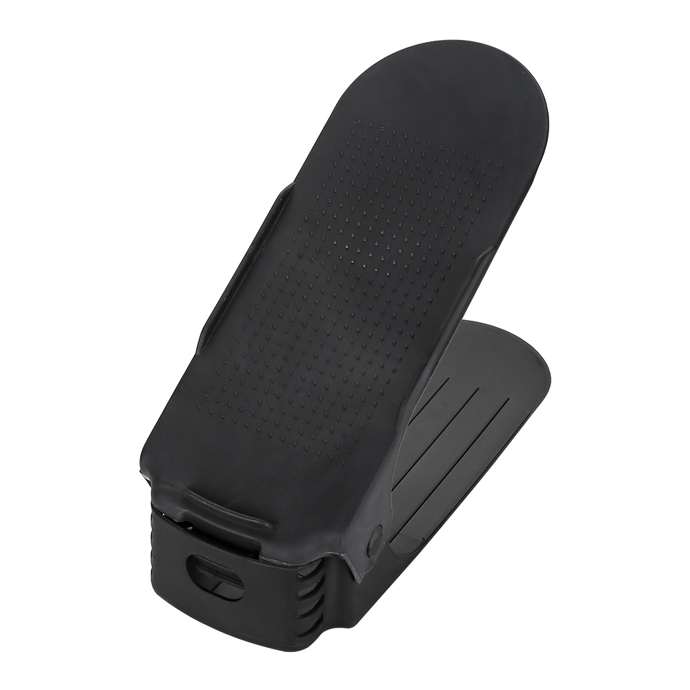 Schuhstapler Schwarz Schuhregal Aufbewahrung Verstellbarer Schuh
