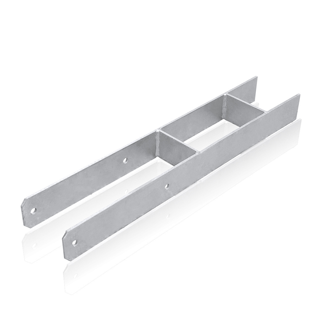 Pfostenanker Pfostenträger Feuerverzinkt Stahl Zäune Carports H-anker