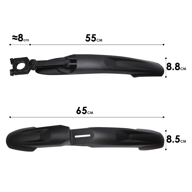Fahrrad Schutzblech Vorne /& Hinten Kotflügel Set 24-29 Zoll Steckblech MTB
