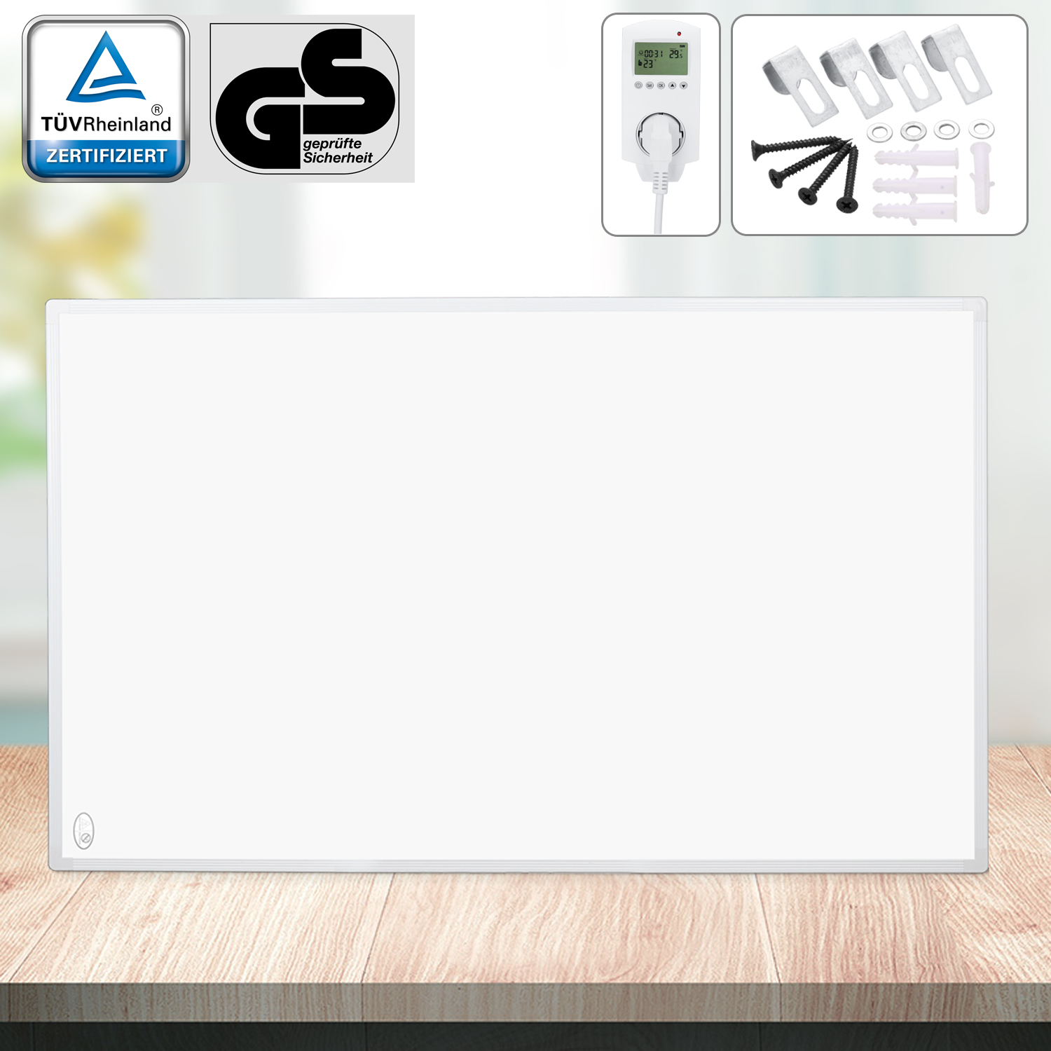 Infrarotheizung Heizpaneel Heizplatte mit Thermostat Heizung Bildheizung 800W