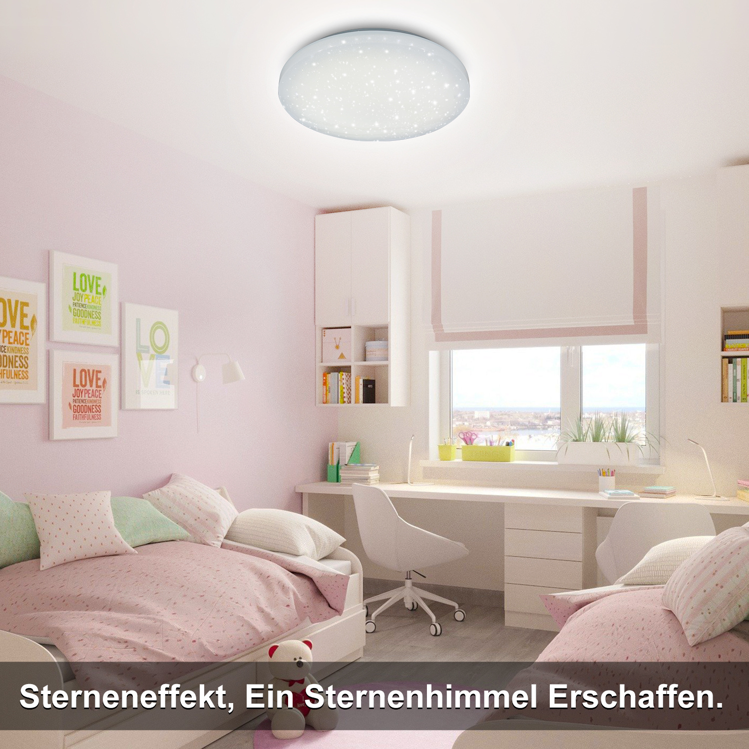 50W LED Deckenleuchte Badlampe Energiespar Badezimmerlampe Bad Kaltweiß