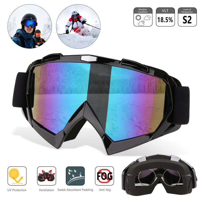 Skibrille Snowboardbrille Schneebrillen Herren Damen UVBrille für Brillenträger