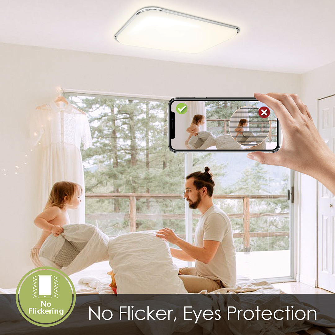 LED Deckenleuchte Panel Schlafzimmer Deckenlampe Neutralweiß Badlampe