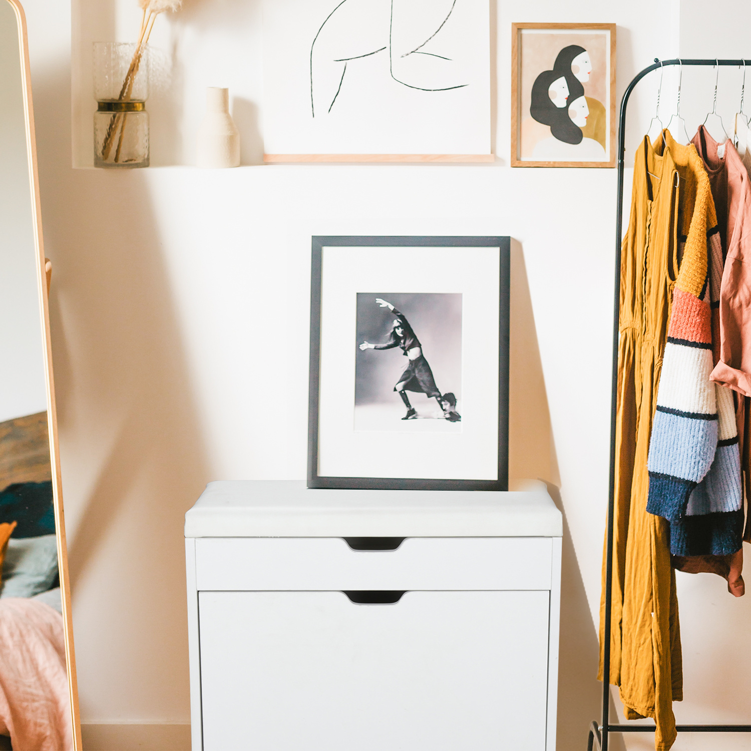 Schuhschrank Schuhablage Sitzkissen Schuhbank Schuhregal 1 Kipper | eBay