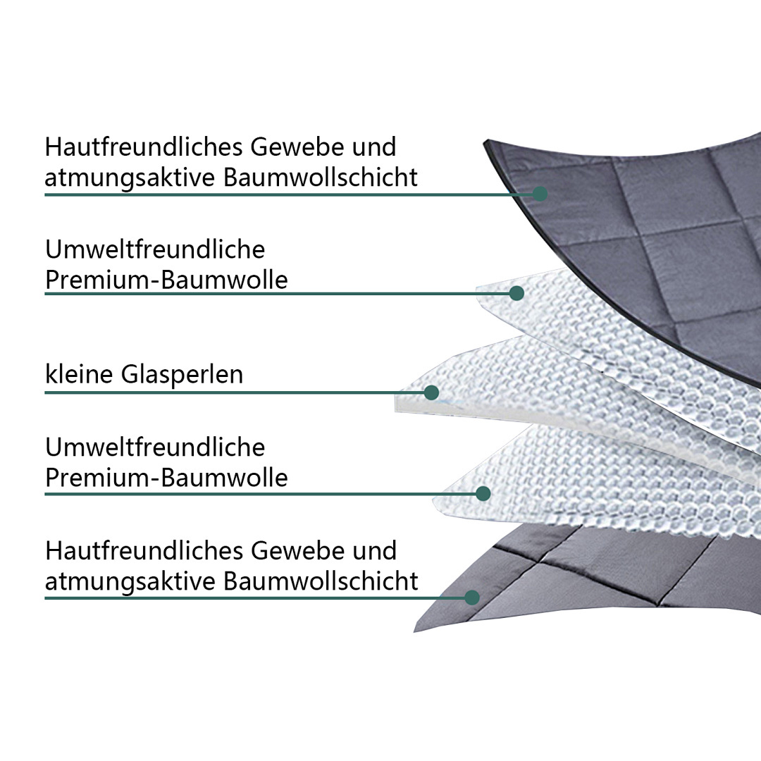 Gewichtsdecke Schwere Therapiedecke Anti Stress Therapiedecke mit