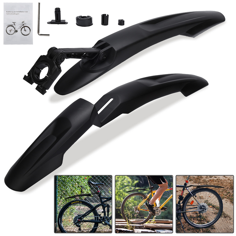 Fahrrad Schutzblech Vorne /& Hinten Kotflügel Set 24-29 Zoll Steckblech MTB