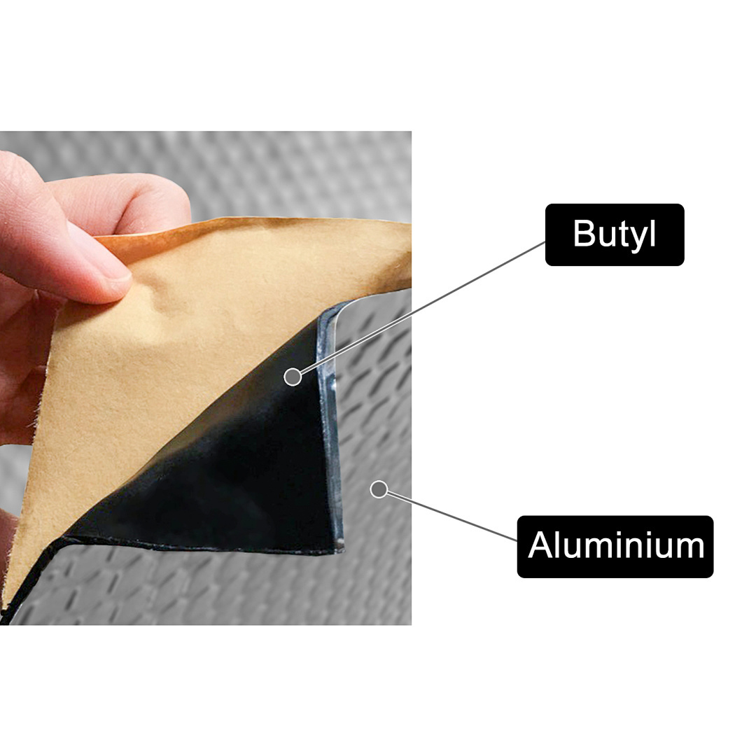 2qm Alubutyl Dämmmatte Anti Dröhn Matte Schalldämmung Auto Wasserdicht