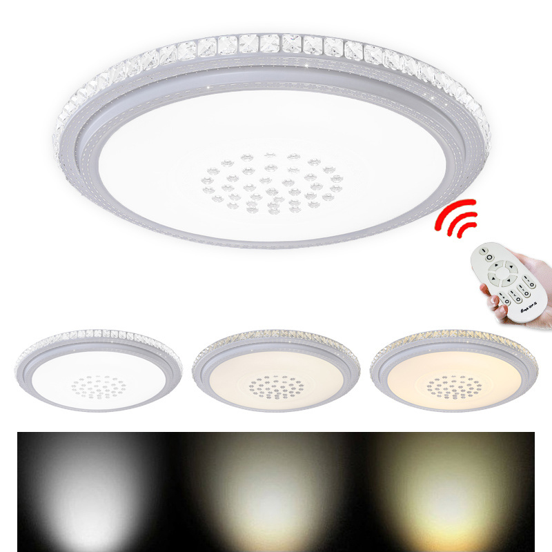 64W LED Kristall Deckenleuchte Wohnzimmer Wandlampe Küche Deckenlampe