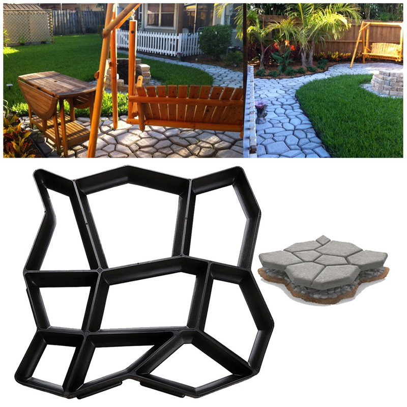 Pflasterform Schalungsform Trittplatten Garten 5x Betonpflaster DIY