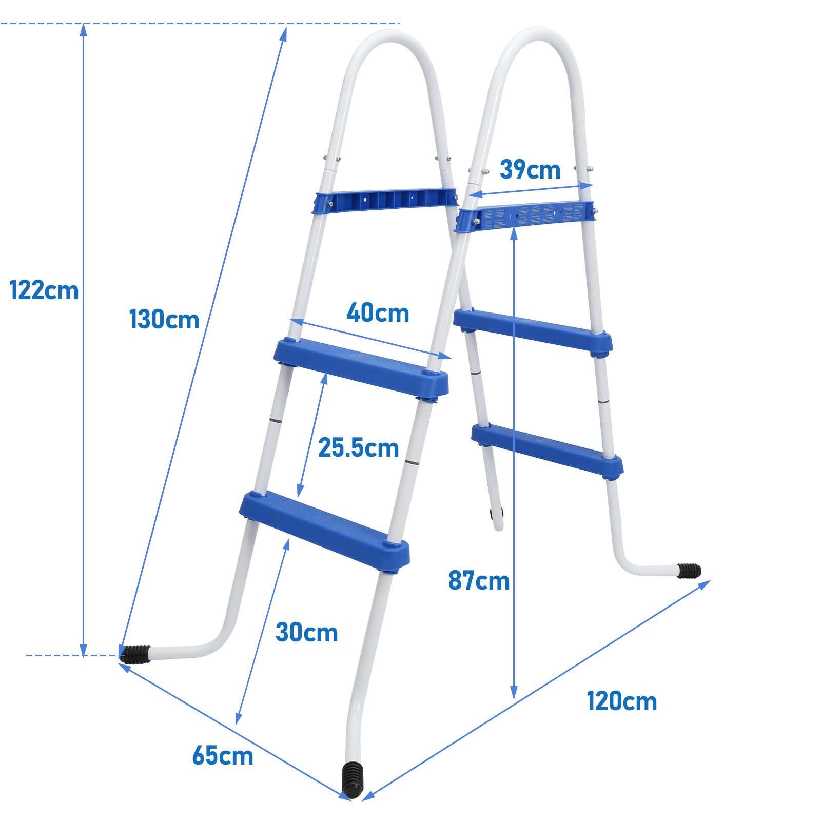 Poolleiter 122CM Beckenleiter Leiter Schwimmbad/Poolleiter Pools | eBay