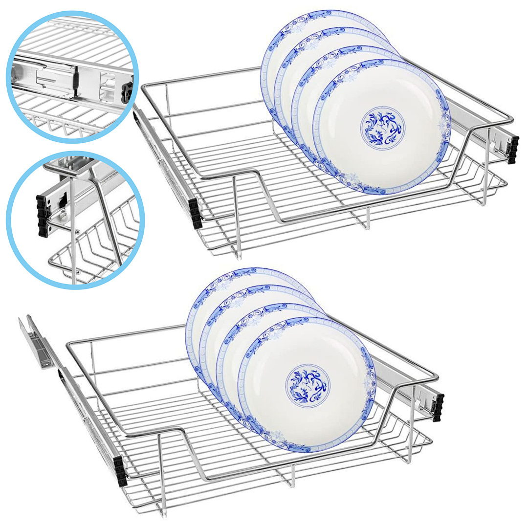 Schublade Für 30cm -60cm Ausziehbare Korb Küchenschublade Schrankauszug