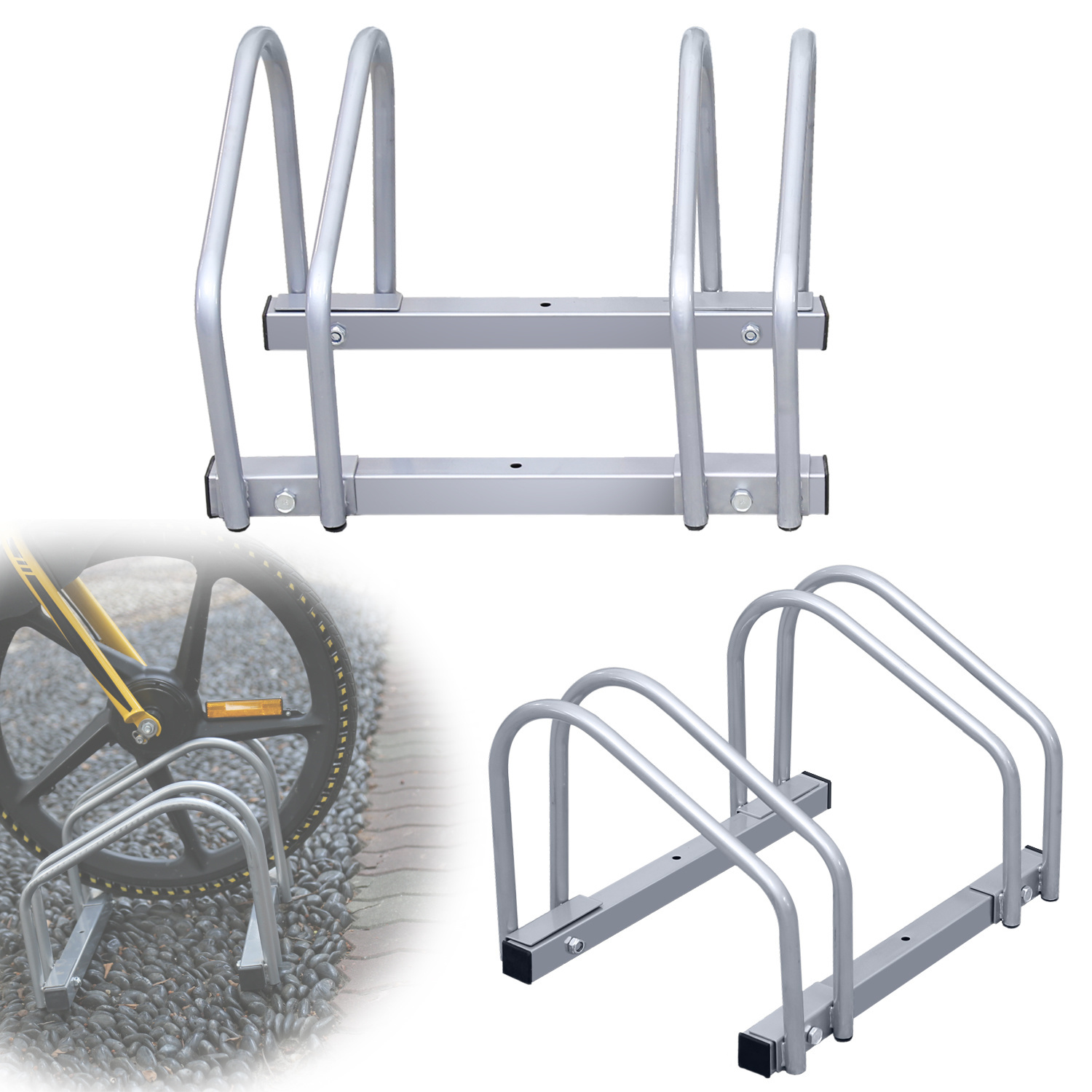 Fahrradständer Fahrradhalter Mehrfachständer Bodenparker Fahrrad Garage
