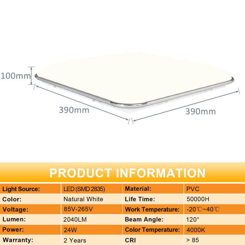 LED Deckenleuchte Deckenlampe Badlampe Wohnzimmer Badezimmerlampe