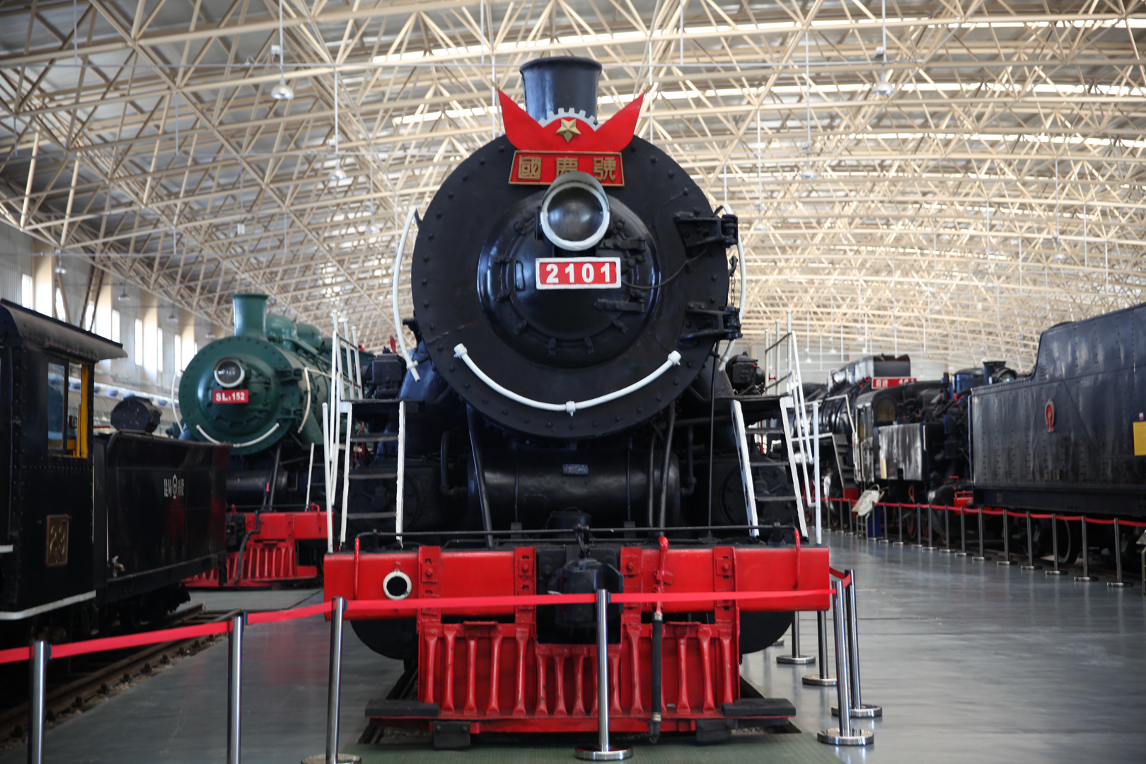 火车博物馆真是好玩.