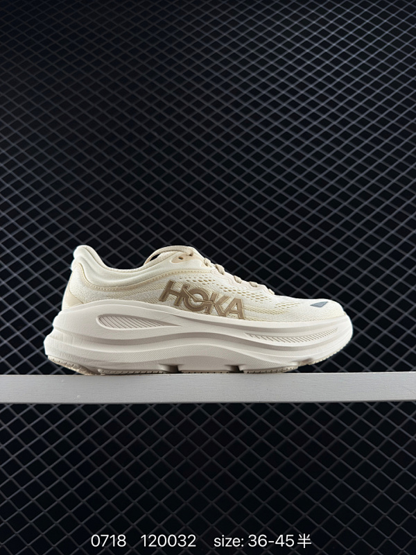 160 公司级✅HOKA ONE ONE Bondi 9 复古舒适防滑耐磨 低帮 山地户外跑步鞋 货号:1162014 尺码:36 36.5 37.5 38 38.5 39 40 40.5 41 42