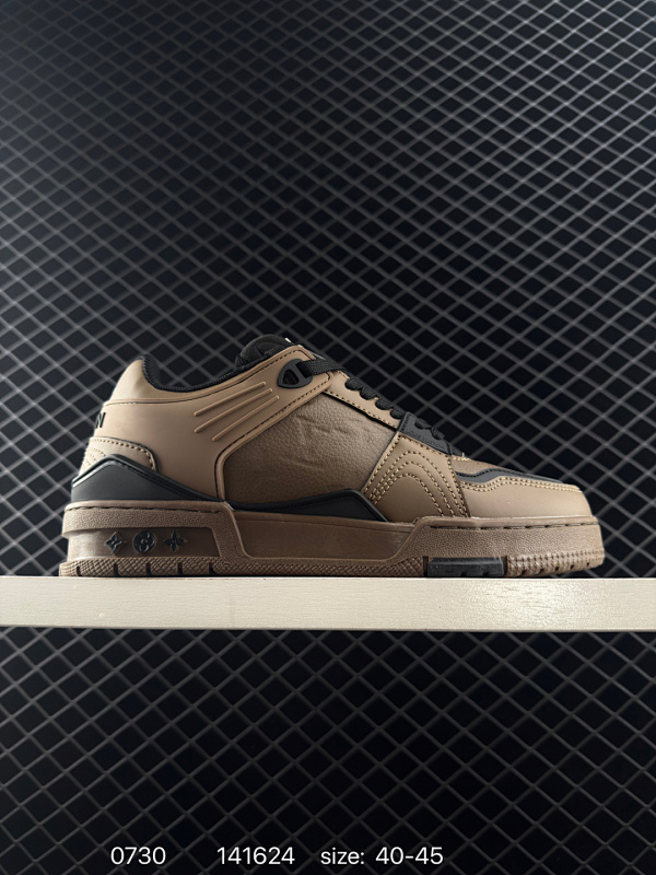 120 Tyler x LOUIS VUITTON Trainer 低帮 板鞋 男款 绿色 尺码：如图 编码：141624