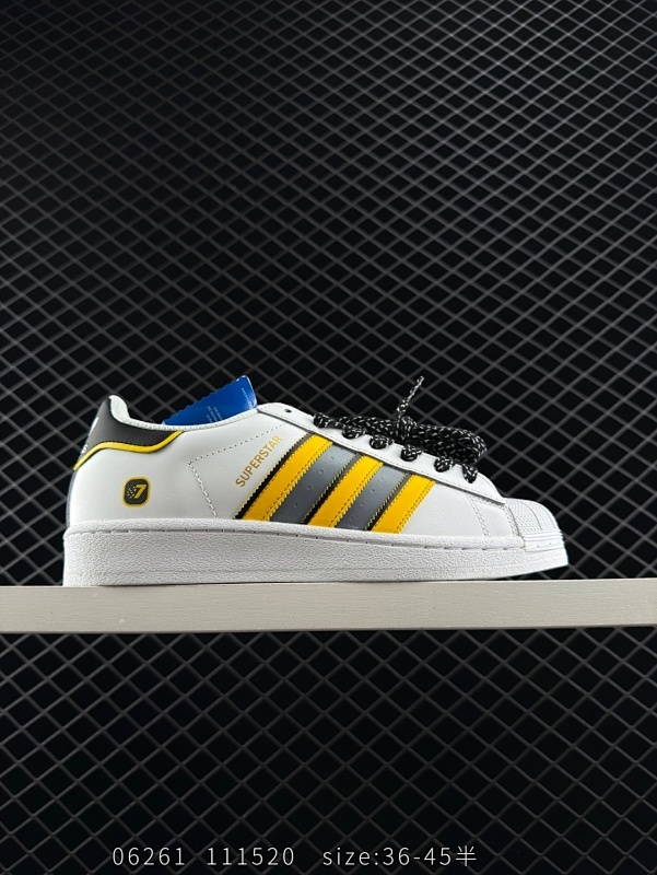 100 真标✅Adidas Originals Superstar 阿迪达斯 三叶草 贝壳头’DIY’系列低帮经典百搭休闲运动板鞋 货号:EG4958 尺码:36 36.5 37 38 38.