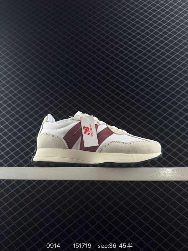 95 原装二维码官网灰盒 正确版本  New Balance MS327系列复古休闲运动慢跑鞋 原鞋打版 细节完美 采用尼龙及猪巴革麂皮物料拼接构成#中底高弹PU材质及满丁防滑橡胶外底❗️上世纪 70
