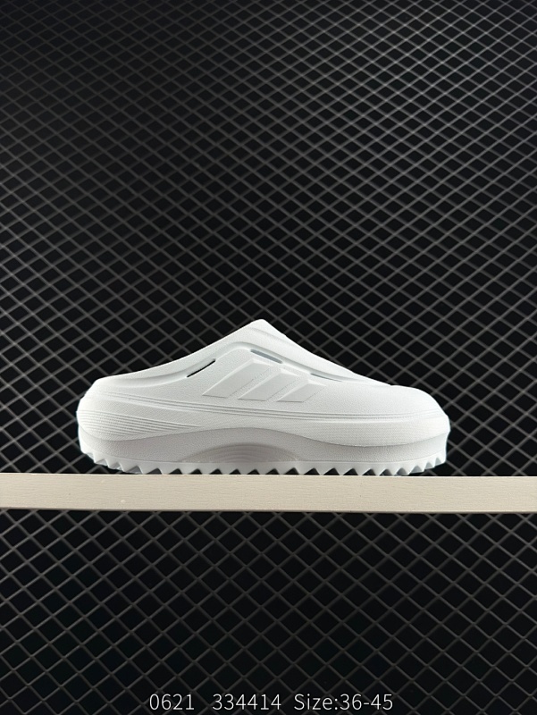 70 【新品】阿迪达斯 Adidas 波波凉鞋 OZWAVE CLOG 波波凉鞋 沙滩拖鞋 稳定缓震回弹厚底老爹拖鞋 阿迪达斯 珠光 设计灵感来源于经典复古鞋型 adidas Originals