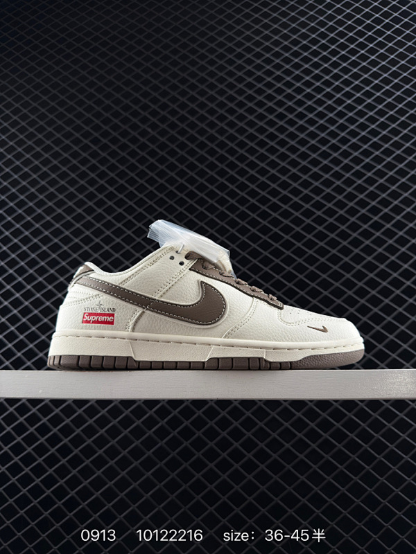 80 Dunk Low Retro  Sup联名 周年高端定制 低帮休闲板鞋  定制鞋盒 大厂纯原品质出货 超高清洁度 皮料切割干净无任何毛边 细节完美  货号：BB9866-007 Size: 36