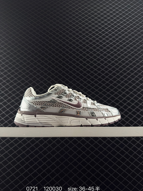 150 耐克Nike P-6000 系列低帮复古老爹风休闲运动舒适慢跑鞋 进口三文治网面 融合 Pegasus 过往运动鞋设计 助力 21 世纪早期跑步运动跃升时尚新高度 采用透气网眼布、运动风格线条