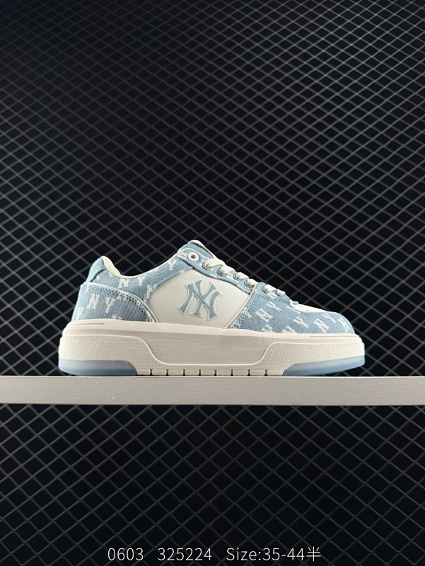 120 MLB CHUNKY LINER DENIM 潮流百搭 厚底增高 牛仔舒适休闲鞋 防滑耐磨 低帮 老爹鞋 货号：3ASXV015N （GP002） 尺码：35.5 36 36.5 37.5 3