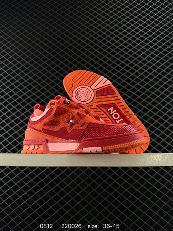 130 真标✅Louis Vuitton Trainer Sneaker Low 全新 LV 路易威登 休闲运动文化百搭板鞋  尺码:如图 ID:220026  详情         ¥ 130