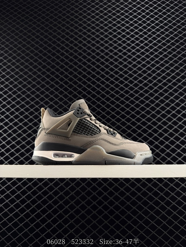 160 公司级✅Nike Air Jordan 4 Retro 耐克迈克尔·乔丹AJ4代中帮复古休闲运动文化篮球鞋 原厂材料TPU超Q弹网格材质 缜密拉帮及中底钢印细节 组合开窗式气垫大底 货号：IB