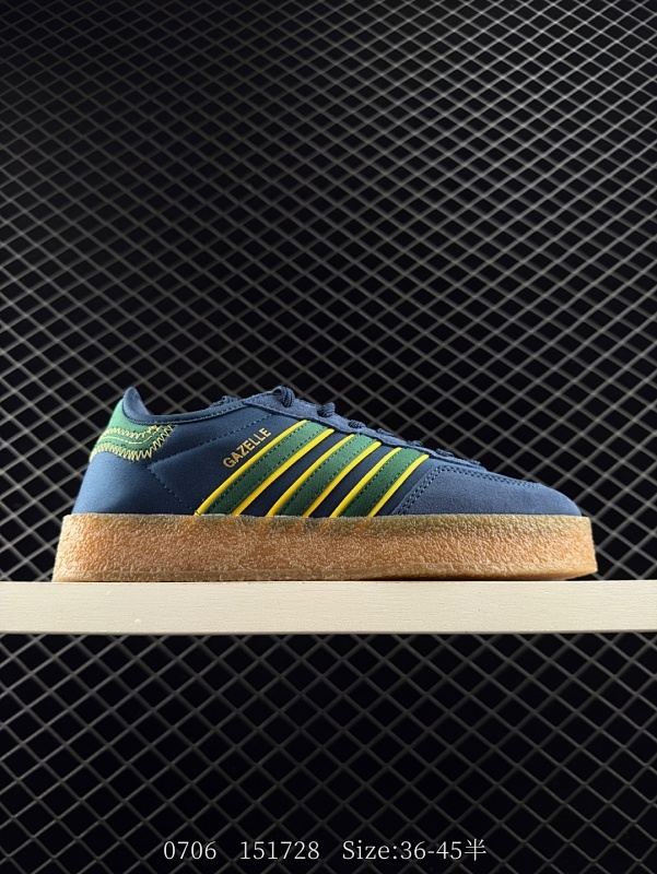 140  公司级✅Adidas三叶草SAMBA VALENTNE 厚底休闲板鞋 实拍首发  该鞋款鞋面采用多种材料拼接(缝/车线) Superstar系列又备受众多滑板爱好者的青睐 这款Superst