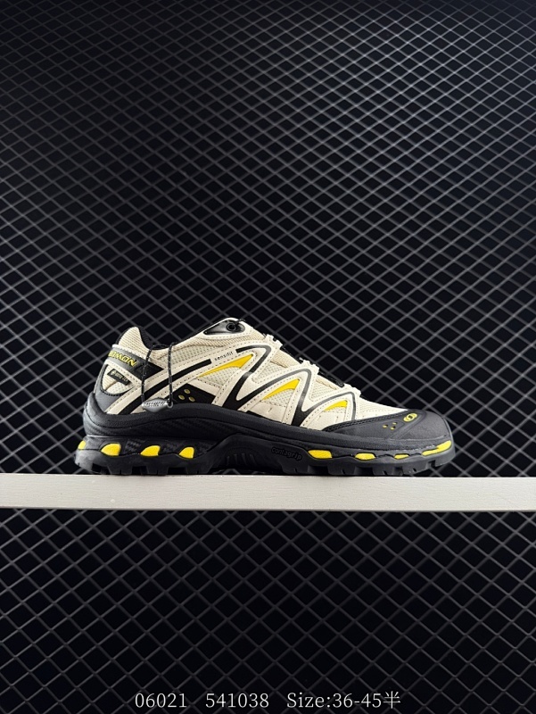 190 公司级✅SALOMON萨洛蒙 XT-QUEST 探索者系列户外越野跑鞋 鞋面采用SENSIFIT贴合技术 全方位贴合包裹脚型 鞋跟部鞋底牵引设计 提供强大的抓地性能 更适应野外崎岖不平的道路