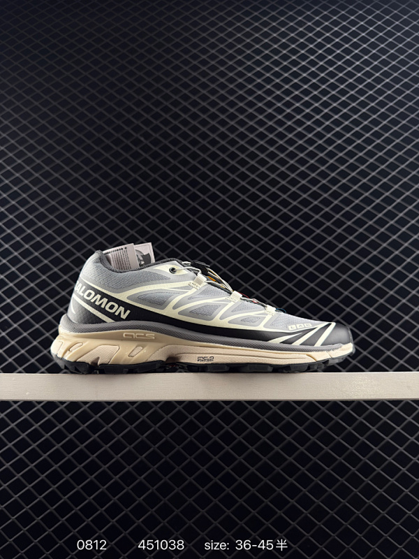 190 公司级✅Salomon XA PRO XT-6 END萨洛蒙户外越野跑鞋 鞋面采用SENSIFIT贴合技术 全方位贴合包裹脚型 鞋跟部鞋底牵引设计 提供强大的抓地性能 更适应野外崎岖不平的道路