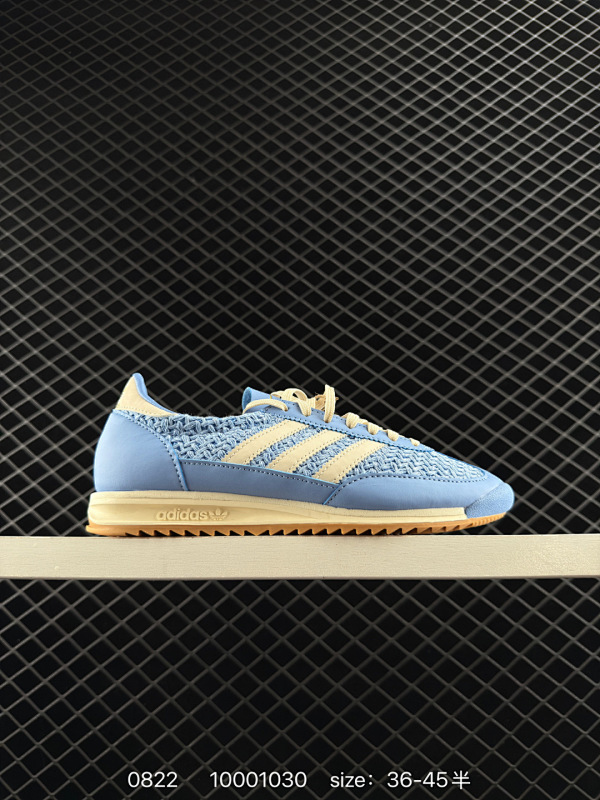 150 adidas originals SL 72 OG 百搭舒适时尚 耐磨 低帮 生活休闲鞋 女款 蓝色 尺码：如图 编码：10001030  详情          ¥ 150