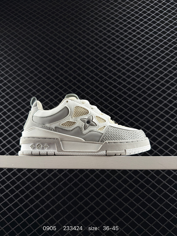 120 Louis Vuitto/路易威登 广东原产，采用皮革鞋面材质，，内里全小羊皮打造及去味海玻璃脚垫，外置耐磨橡胶大底❗全新LV路易威登Louis Vuitton Remarque Low经典低