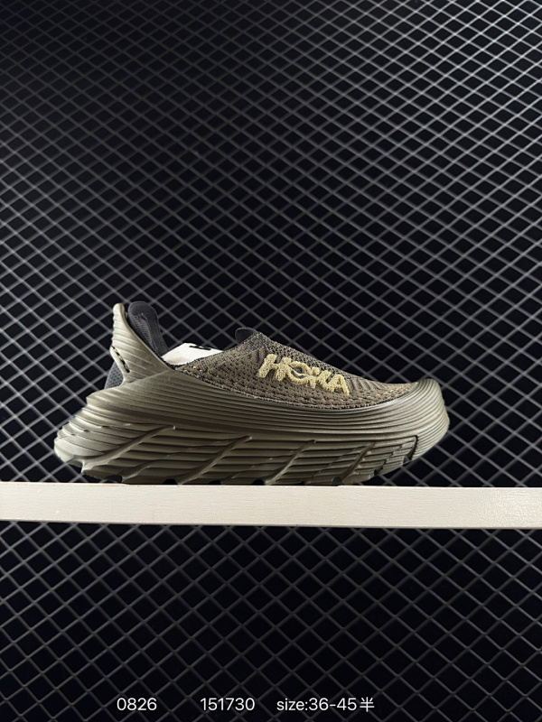 150 HOKA/霍卡 男女鞋真标半码制，升级原楦原纸版开发版型，采用飞织袜式极简针织科技鞋面材质，内嵌加厚PU减震鞋垫，外置轻量橡胶化高弹EVA缓震大底❗️极佳舒适穿搭利器,帅气且能打的越野跑!美国
