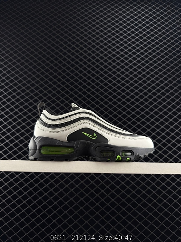 120 Division Street x Nike Air Max 95/97 "Storm" PE 耐克 Max 95/97 低帮 黑白反光 男女同款 舒适百搭防滑耐磨低邦篮球鞋 Nike Air