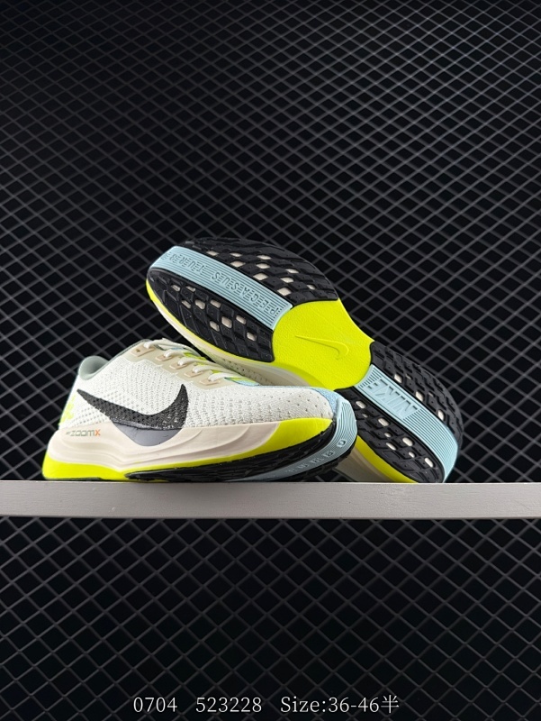 140 公司级✅Nike Air Zoom Pegasus Plus 耐克飞马加强版系列低帮马拉松休闲运动慢跑鞋 升级原楦原纸版数据开发 采用弹性 Flyknit 飞织鞋面材质 内里嵌入定型海绵 全掌