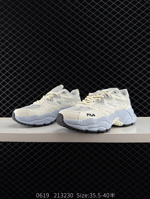 150 公司级✅FILA 斐乐蕨草鞋FERN女鞋运动鞋 2025新款户外老爹鞋反光休闲鞋 货号：F12W521119FPO 尺码：35.5 36 36.5 37.5 38 38.5 39 40 编码：