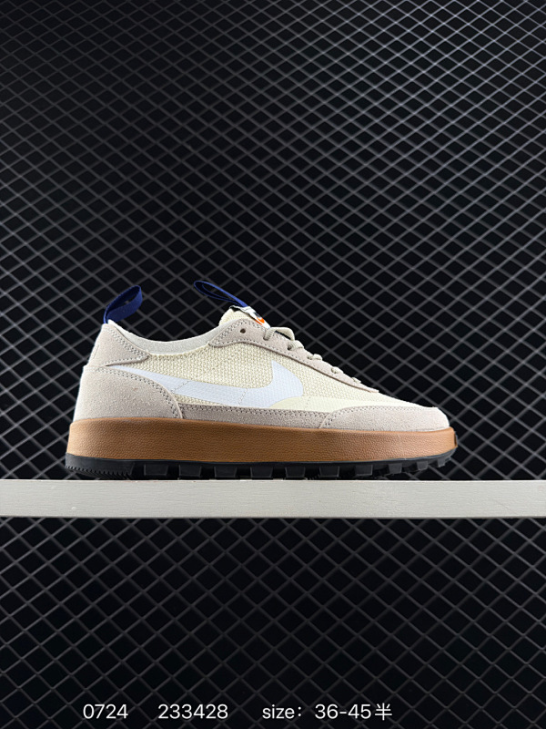 140 Tom Sachs x Nk General  Purpose Shoe 联名款 简约风休闲鞋  #此款耐用的翻毛皮和加固网眼布构成了这双鞋的整体鞋面，上面印有轮廓Swoosh标志。鞋舌和鞋跟