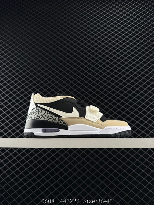110 真标✅Nike Air Jordan Legacy 312 Low耐克乔丹三合一混合版本低帮文化休闲运动篮球鞋 货号：CD9054-020 尺码：36-45 编码：443222 全文  详情