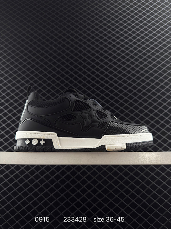 140 Louis Vuitton/路易威登 采用大荔枝鞋面材质，TPR光泽组合鞋底，耐弯折滴塑支持片，鞋垫嵌入超软脚感乳胶材质❗驴的篮球鞋，Virgil Abloh亲自操刀设计❗全新LV路易威登Lo