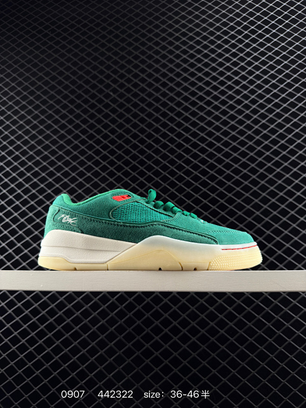 110 公司级✅Who Decides War x Nike Jordan FLIGHT COURT ATE 搭防滑耐磨 低帮 耐克复古篮球鞋 货号:HF3255-003 尺码:见图 编码：44232