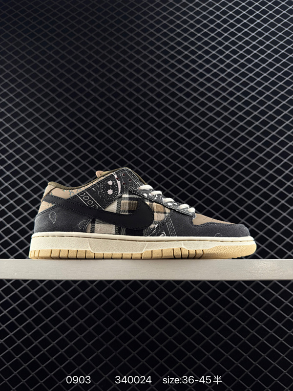 120 Travis Scott x NK SB Dunk Low TS联名款限量板鞋 CT5053-001 腰果花 天花板品质 国内一线头部大厂出品 第N轮全码补出 闭眼冲的品质 ！知名厂牌同源 原