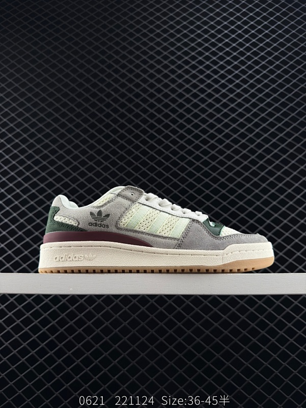 120 ✅阿迪达斯 Adidas Forum 84 Low OG “Bright Blue” 低帮百搭潮流休闲运动板鞋。以复古篮球鞋的外形为基础，采用皮革拼接，简约百搭，更加贴合舒适。中底内侧网格造型