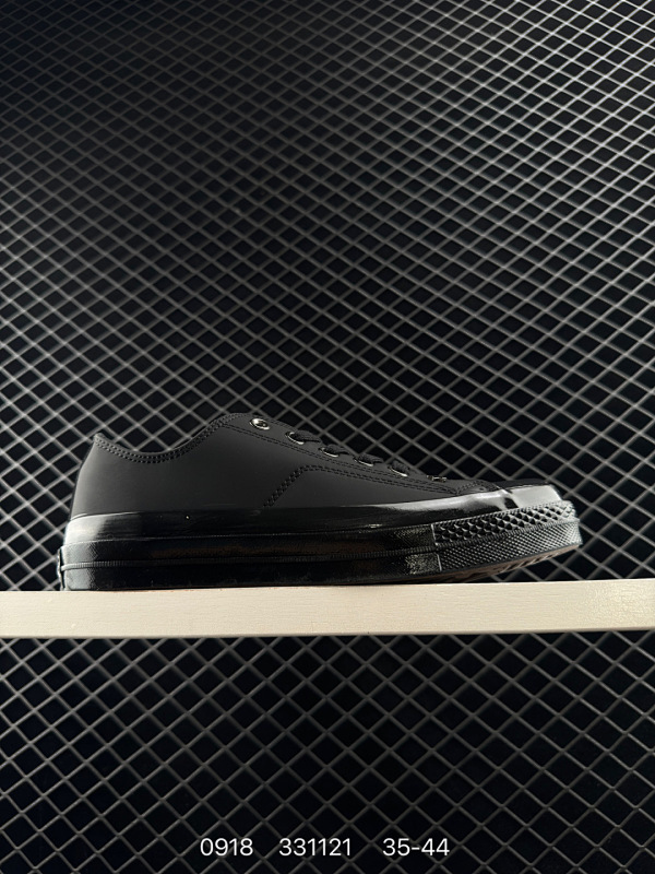 105 TOYA HORIUCHI x Converse All Star SQUARETOE OX  方头 皮质黑色 匡威新款 日本限定 低帮休闲板鞋 来自Converse Japan 全新「Squ