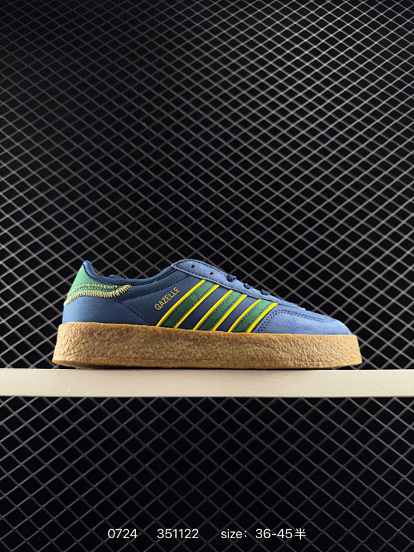 110 CLOT x Adidas Originals Gazelle BY EC 舒适百搭 防滑耐磨 低帮 板鞋 货号:JR5410 尺码:36 36.5 37 38 38.5 39 40 40.5