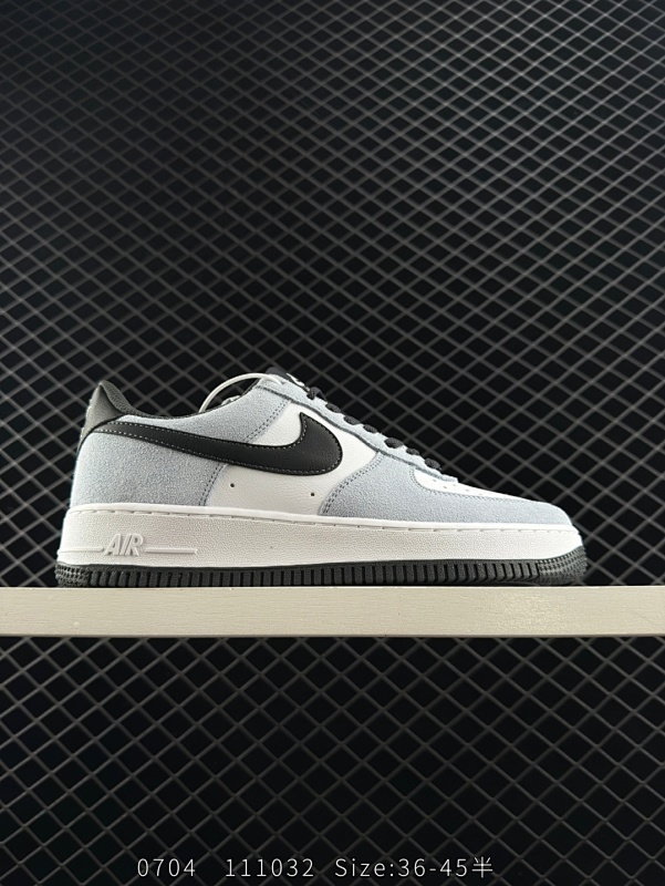 160 公司级✅头层 耐克Nike AIR FORCE 1‘07 空军一号低帮百搭休闲运动板鞋。柔软、弹性十足的缓震性能和出色的中底设计，横跨复古与现代的外型结合，造就出风靡全球三十多年的Force