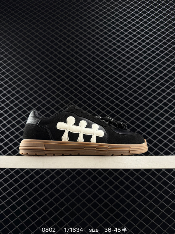 170 Shoot Brand 梅花鞋 低帮 红白 男女同款 重塑系列复古德训鞋轻便耐磨增高低邦板鞋 重塑一号德训鞋是Shoot Brand全新推出的鞋款在复古经典的T型鞋流行趋势中汲取灵感，以T型鞋